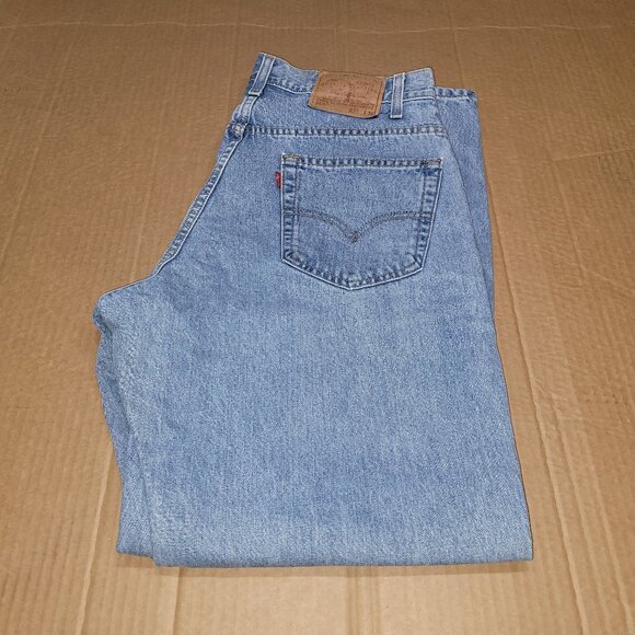Levis 560 Jeans Mens 33x30 Blue Loose Fit Tapered Leg Vintage Denim - Picture 1 of 16